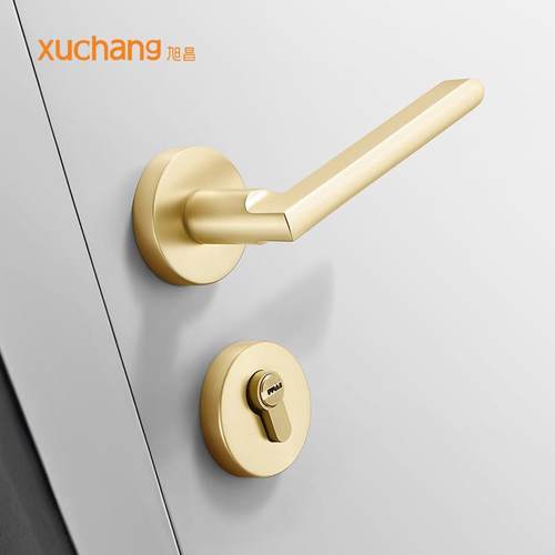 锁厂家音直销家用卧室门锁室内静XC-11音实木门锁执手卫生间静分