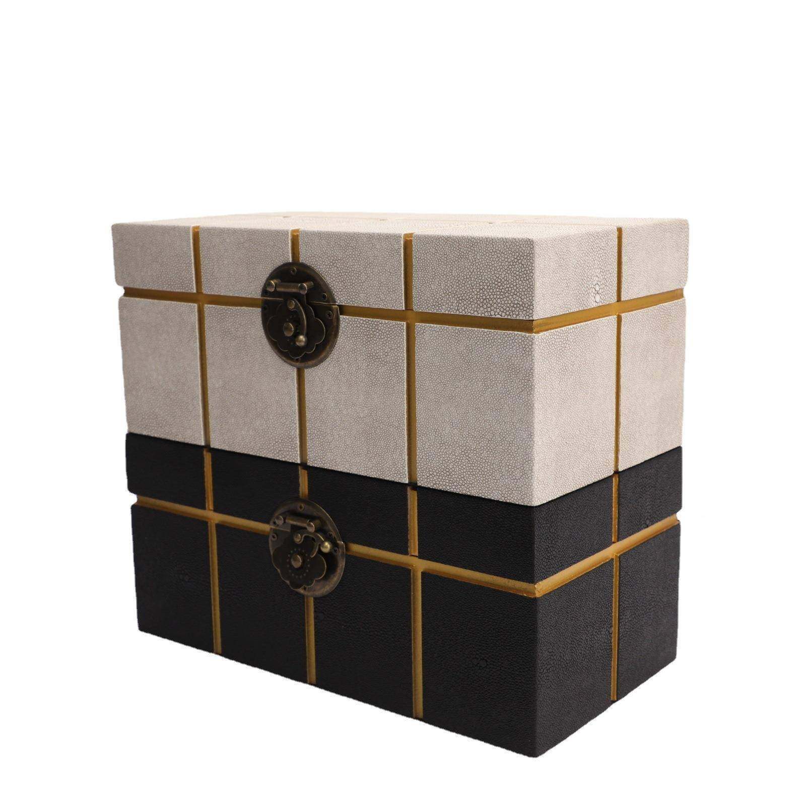 现代简摆约桌面收纳盒件客0052饰厅样板衣帽房间梳妆台首盒家居装