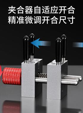 X高精度铝金精密型0台钳M51986S96模高达制作夹持D工具迷你夹
