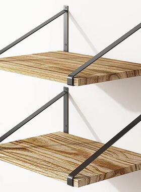 木质墙上壁式一30905字挂板客架厅绿植花卉装饰景墙隔置物架