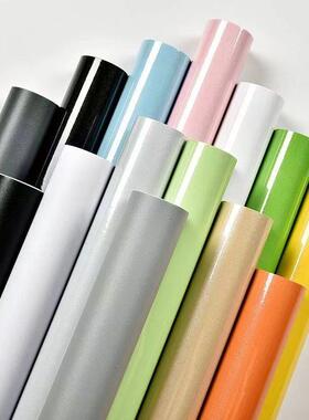 厨房水防具油贴纸自粘橱柜门家衣柜纯色墙KGI纸防防水防潮加厚墙