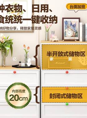 艺边五斗柜卧室客厅储柜现代简约家用物柜钢70875制玄关柜落地收