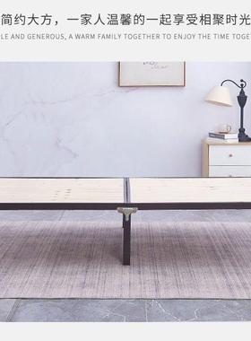 0A折F76S9T8T叠床陪护午床工地床家用床双人板竹床单人床休床竹条