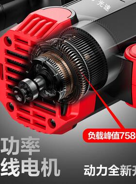 工业级电锤电镐用专打混锤凝土专电钻业64811家工具多功能冲击钻