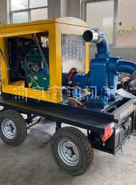 车抽粪池浆粪便柴油混流泵发动机移业动泵工工地市政VMK排泥污水