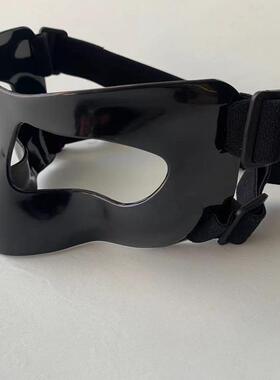 篮球具罩运动24527防护篮面球防撞护鼻黑护脸面具运动护色足球面