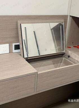 台妆式翻盖梳23449妆台镜子镜可隐藏尺led带灯桌寸面化子汽车其它