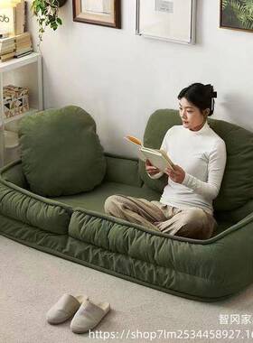 人类狗窝人发22684可沙躺可睡单人榻榻巨大折叠阳台卧米室小沙懒