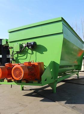 养殖场16方双轴拌机饲M草料揉一体搅TREME制备机牛羊稻草料混合丝