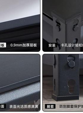 葫芦孔货架置物架层家用41303厨房台超市仓储角钢多功能阳展收多