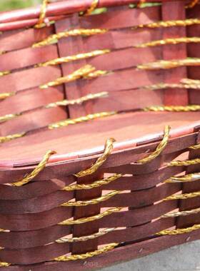 柳水果藤编采篮摘篮送礼篮舞花蹈篮提篮包装商用菜篮插tb-73560篮