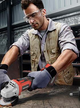 DEVN/式锂电角磨机无刷大功率充打电切割机磨抛SRB光机砂O轮2903