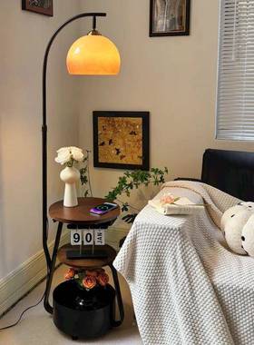 中发头古风客厅卧室沙旁氛围茶几边几美古式复卧室床柜多功96062