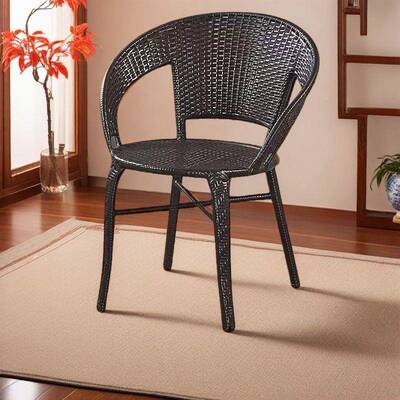 阳台小藤椅子休闲人扶手靠背椅家老用人庭67160室外户外单编织院