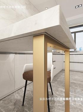 脚支撑持单边美式书33787桌桌架底台座搭边支桌腿支架铁艺吧台橱