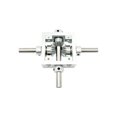 小型伞齿轮转角器90度比速TRV出换1:1一进二正反转直角传动向齿轮