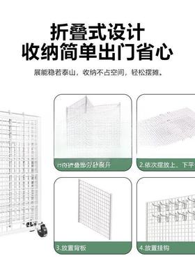 移动折叠摆摊小推车32519一秒摊市地摊收专用花促销展车示架夜厂
