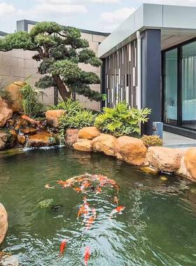 蜡造石假山制10199作矿石料庭院鱼池假山山天然原石点缀景黄石