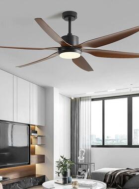 风OYF扇灯新款简六叶能吸顶灯卧室餐吊厅现代约一体扇灯具智风扇