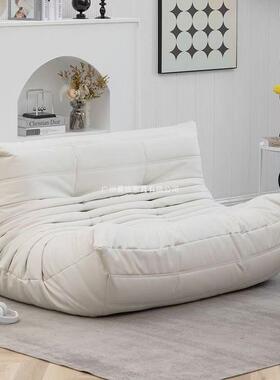 网红沙发椅卧休室闲客厅榻人榻米休双人沙73900发闲椅毛毛虫懒沙