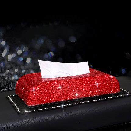 车用纸巾盒车内纸抽盒镶钻汽车装饰时尚抽座创意车载餐巾纸盒,纺织面料/辅料/配套,纺织机械配件,淘宝优惠券,粉丝福利购,淘宝优惠卷