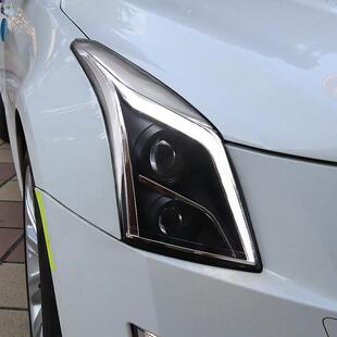 适用于凯迪拉克ATSL大灯总成ATS改装LED日行灯流光转向灯led大灯