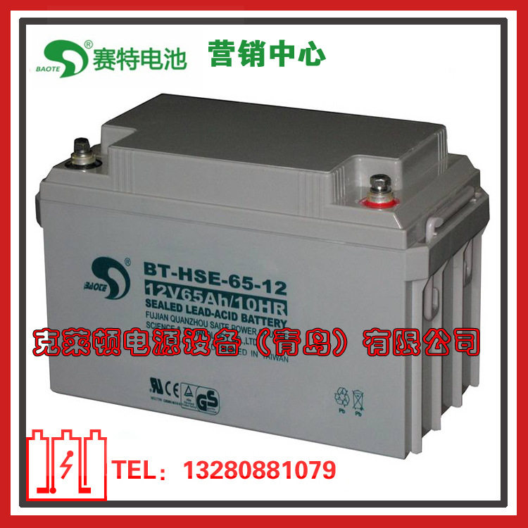 赛特蓄电池BT-HSE-65-12/12V65AH电力设备太阳能蓄电池-现货营销