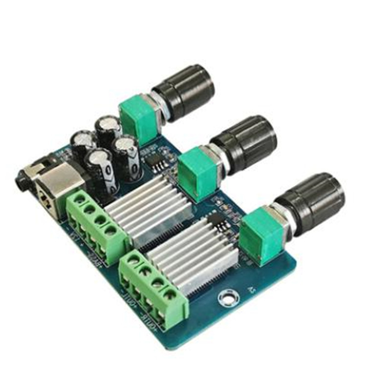 数字功放板2.1声道15W*2+30W立体声高清带调音DC12VYJ