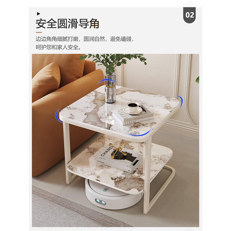 岩板沙发边几角几轻奢高级感现代简约极窄小边几茶几可移动小方桌