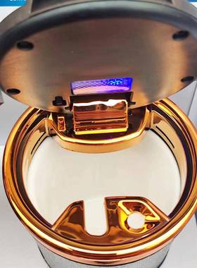 烟灰灰高缸档多功能创意个性汽车内用灯烟缸大号83400带盖男带通