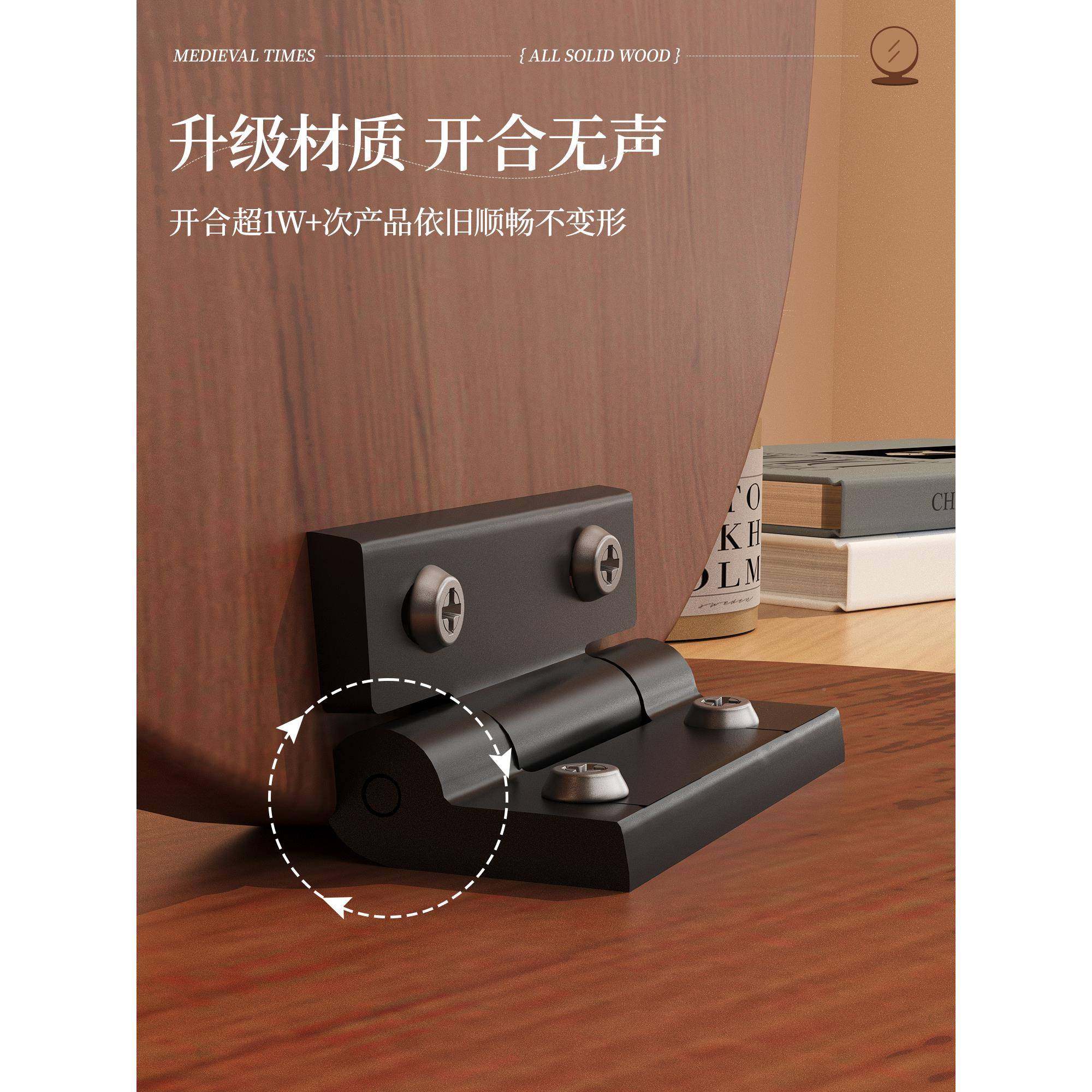 ?用实台木化妆镜式桌家面女卧室梳妆台镜随子复古身折叠大号OXC梳