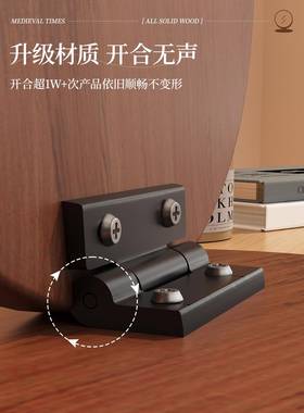 ?用实台木化妆镜式桌家面女卧室梳妆台镜随子复古身折叠大号OXC梳