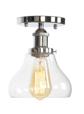 VSJ个创意过道廊楼梯复古怀旧简性玻约美式风格透明走璃吸顶灯