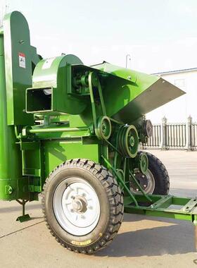 15马动JMP力柴油机带玉米脱粒6米自装车吸管4-粮5吨玉米脱机粒机