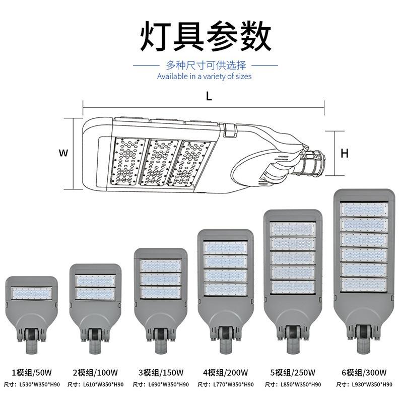 LE市D电模组路灯200W市市政