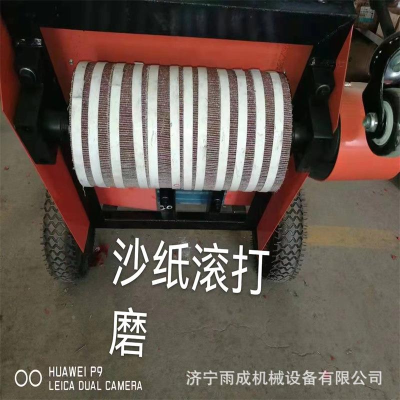 校园篮球场QBS新打磨道机翻手式塑胶跑研磨机推PU地面砂光机