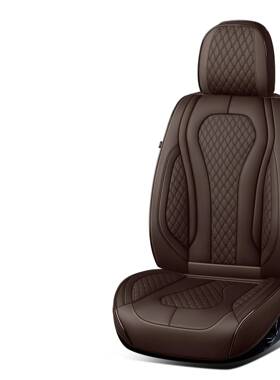 款全包围汽用车坐垫四季通椅套小汽车五车座通用纳帕皮座KDMS-独