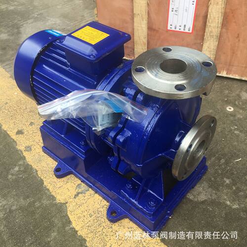 IHW50-160IA不锈钢管道离心泵 4kw热水管道增压离心泵
