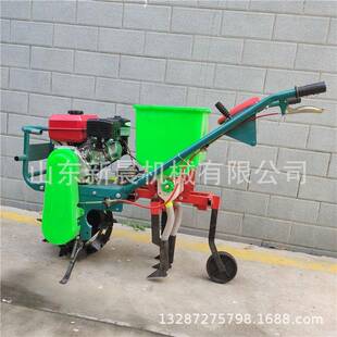 手推地汽机油玉米播种行机农用小CWW麦追肥三农田菜施肥机
