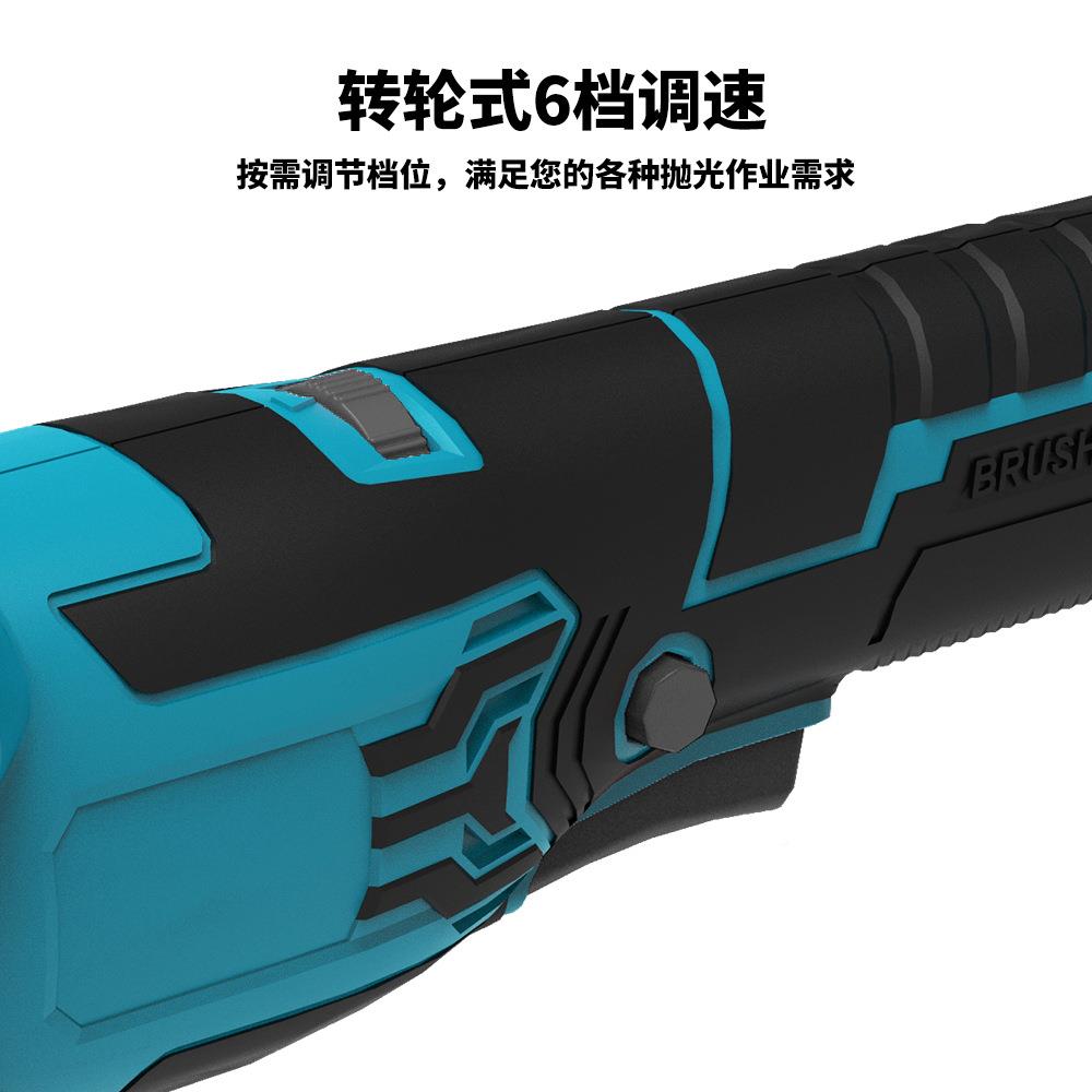 动工具20V锂电偏心电抛机汽RQG车打蜡手提式机上釉机150大盘光魔