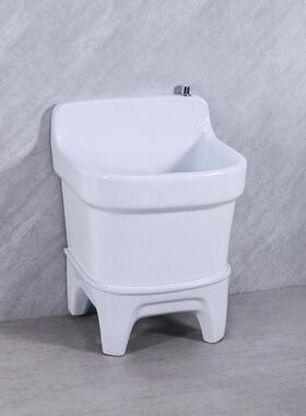 陶瓷拖把阳池台27544墩布大号方长拖把洗宽拖布盆台池控形自动下