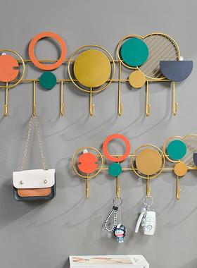 创意衣服挂关钩进门口钥匙收纳上壁挂玄装RWV饰试衣间衣挂帽架衣