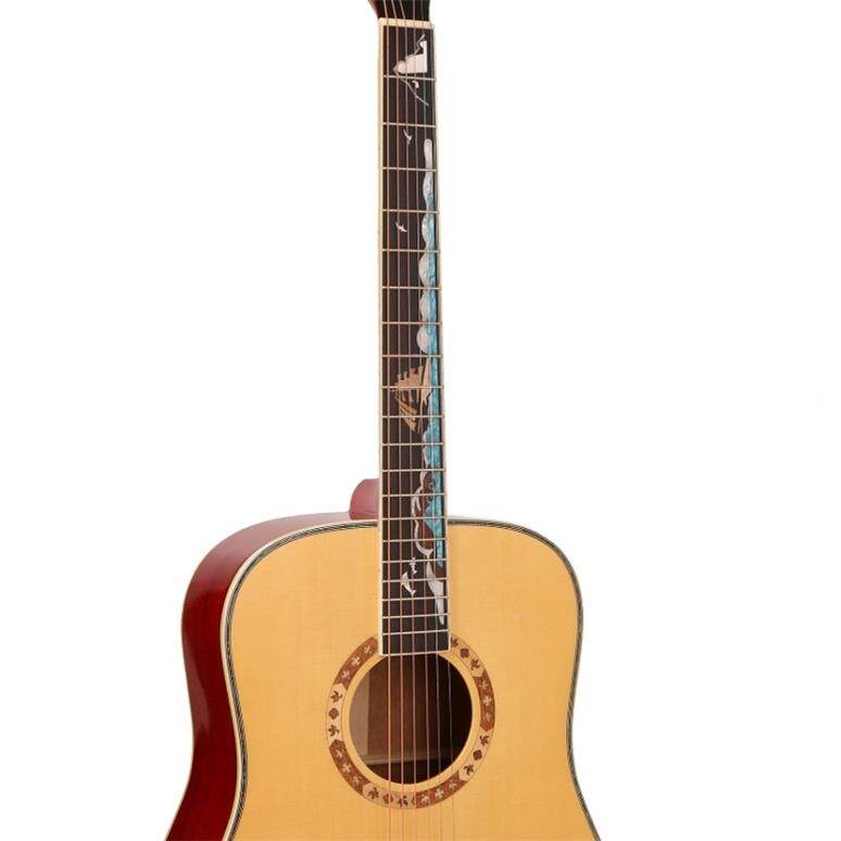 41头寸亮光包边全单板民谣他吉学生男女唱木吉它演奏弹练习AS9源