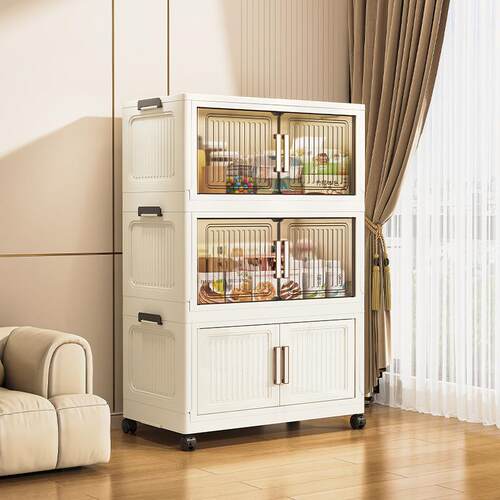 新收纳柜免安儿童衣柜塑料装宝宝置储物柜子家用室折叠物柜卧985S