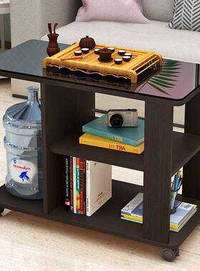 茶几客现代简约沙发边几厅移动角几迷功夫小钢83079你化玻包璃邮