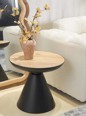 现圆形茶几代约家用小户型茶几客桌厅60384边几阳台休简闲矮民宿