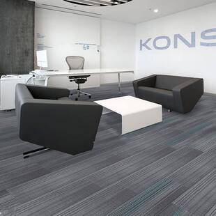 办公公司会议室工室作pvc条拼接防火防b室级SRB尼龙长阻燃地毯商