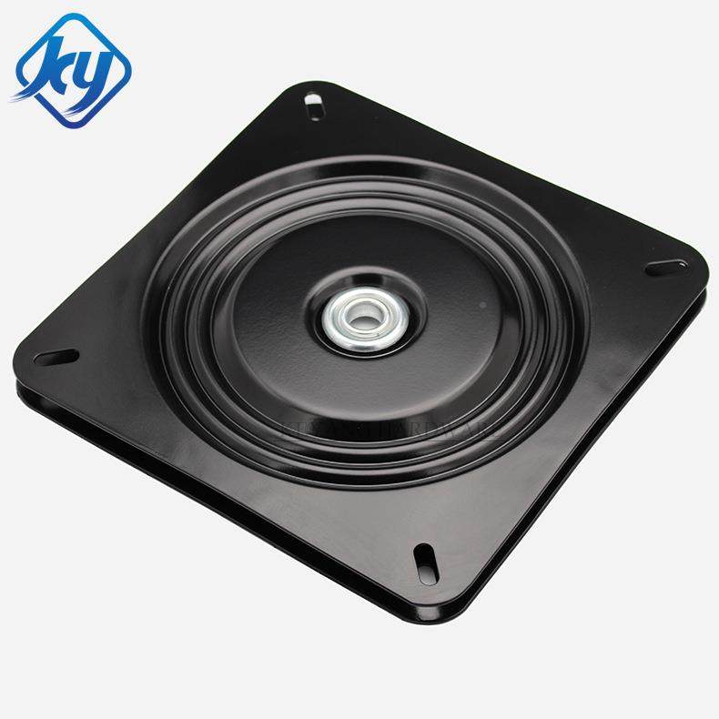 14寸轴双轴型大转盘满珠底承52806加厚家具五金旋转底座盘方重盘