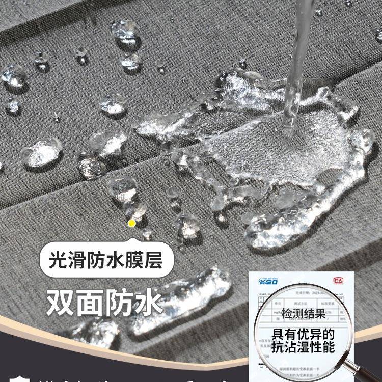 洗浴室弧浴帘防水布套装澡卫生间浴帘杆形帘子门帘霉隔断10010326