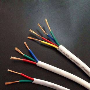 ZRRVV电源线5芯0.50.711.552.63922546平 方白色软芯护套线电线